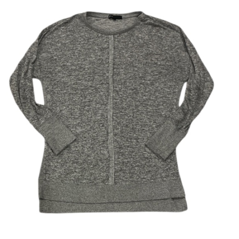 Women’s Gibson Heather Gray Medium Crew Neck Longsleeve Tunic Sweater